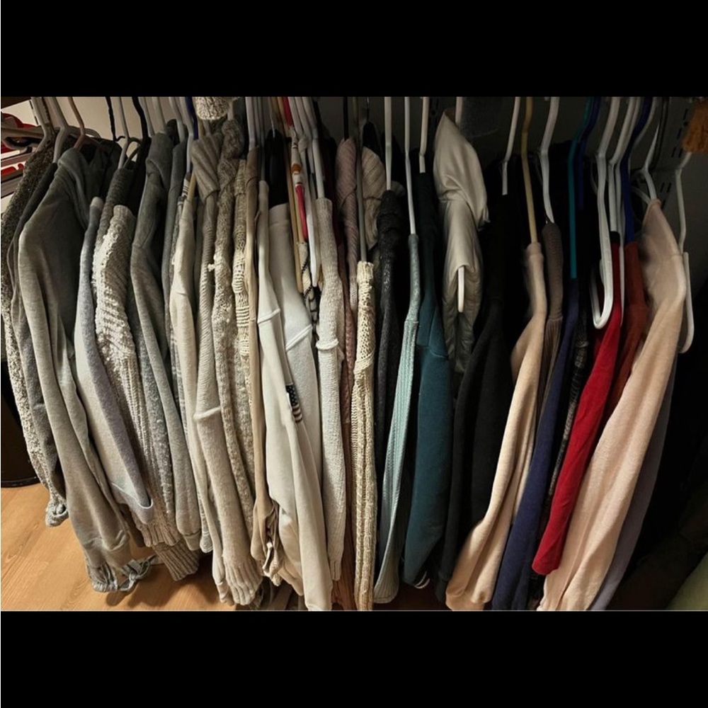 Bundle of clothes 100 for all. 
Adidas 
FILA
Zara
Good hYOUman
Brandy Melville